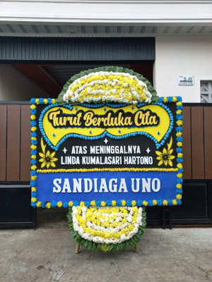 Papan Bunga Duka di Pringarata